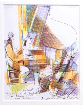 Pianist and Cellist 1961