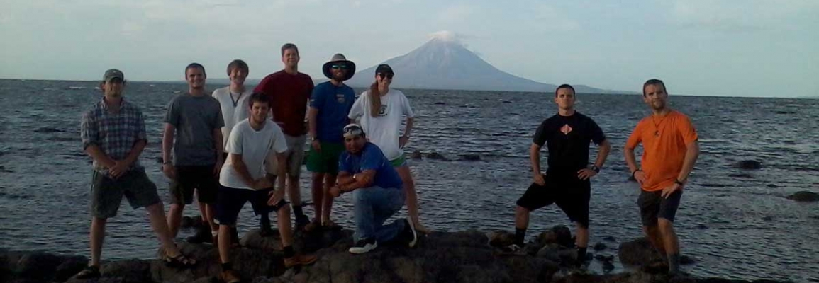 Sustainable Technology and the Built Environment students in Nicaragua