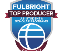Fulbright badge Fulbright badge