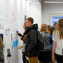 Students view exhibition