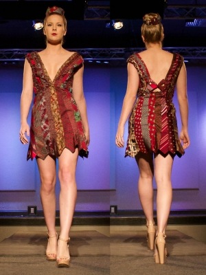 Dress design featured at the 2015 showcase