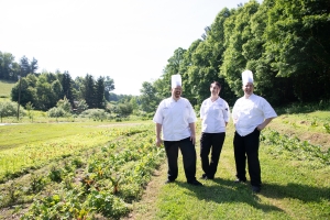 Chefs visit farm