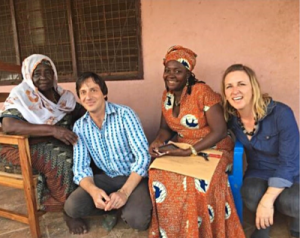 Dr. Anatoli Ignatov and Dr. Jacqui Ignatova during their trip in Ghana.