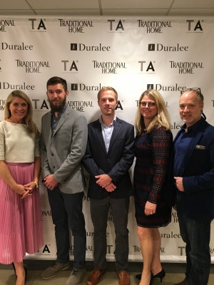 Tori Mellot (Competition Juror and Traditional Home Magazine Contributing Editor), Ben Bridges (2nd Place), John Barton (3rd Place),Jill Waage (Traditional Home Magazine Editor-in-Chief), Brian F. Davies (Applied Design Chair). 