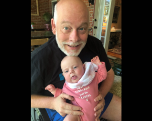 Keith Martin with grandbaby