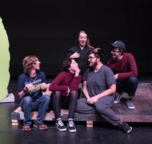 Students rehearse