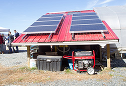 Collaborative agrovoltaics project provides shade and electricity to Blackburn Vannoy Farm