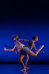 The work of student choreographers is a highlight of the Appalachian Dance Ensemble. Pictured here is a work by recent graduate Jane Bowers titled “And then,” which was performed a year ago. The 2015 Fall Appalachian Dance Ensemble will feature four student choreographers: Erin Myers, Nisha Jackson, Raquelle Pollock and Miika Greenwood. Photo credit: Greg Williams