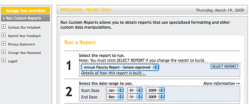 Run a Report Graphic