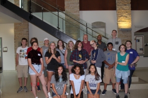 Students and faculty in the design camp