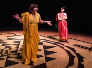 Actors rehearse